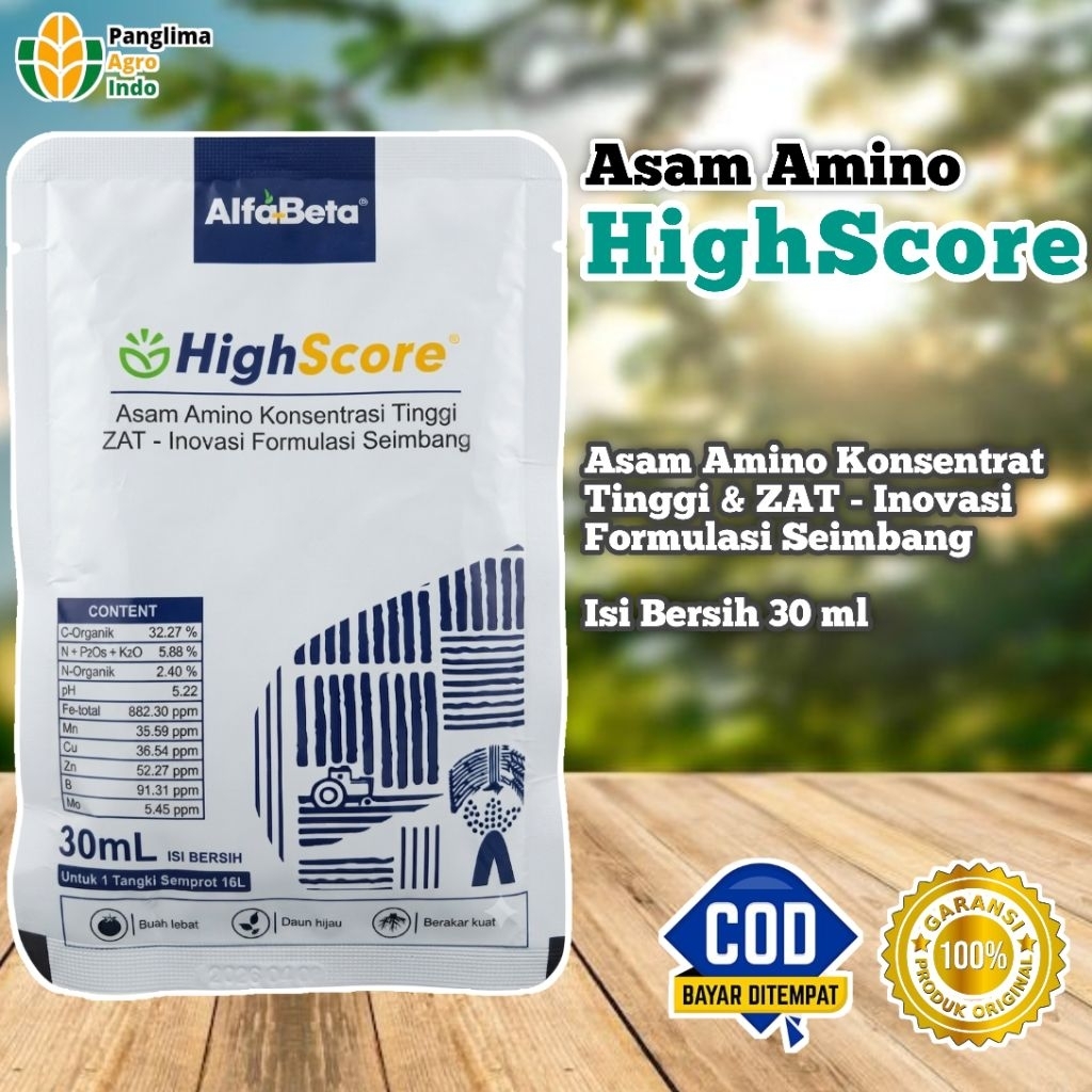 Pupuk Asam Amino HighScore By Alfabeta Memicu Pertumbuhan Akar, Memperbanyak Anakan Padi, Menebalkan