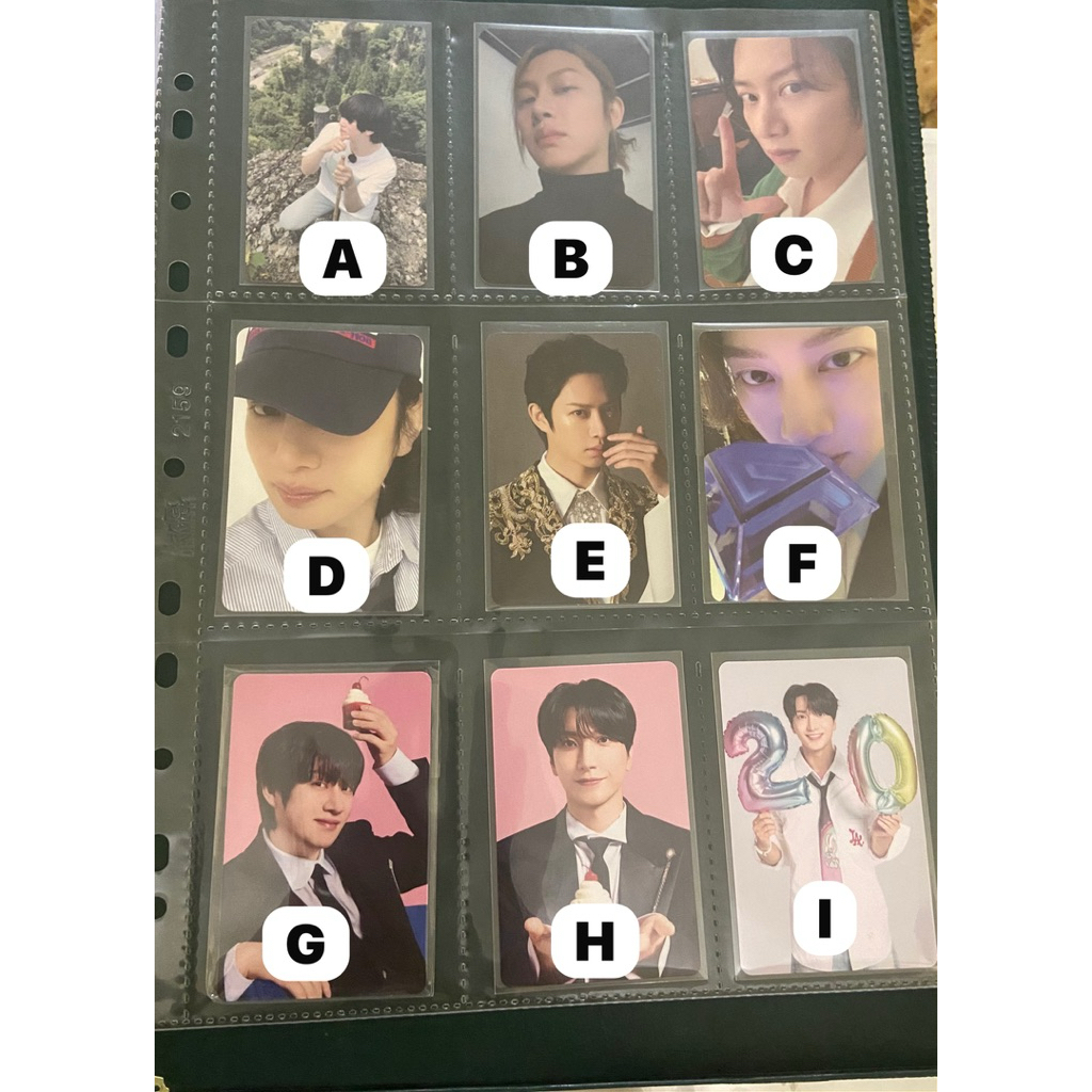Photocard Super Junior Heechul