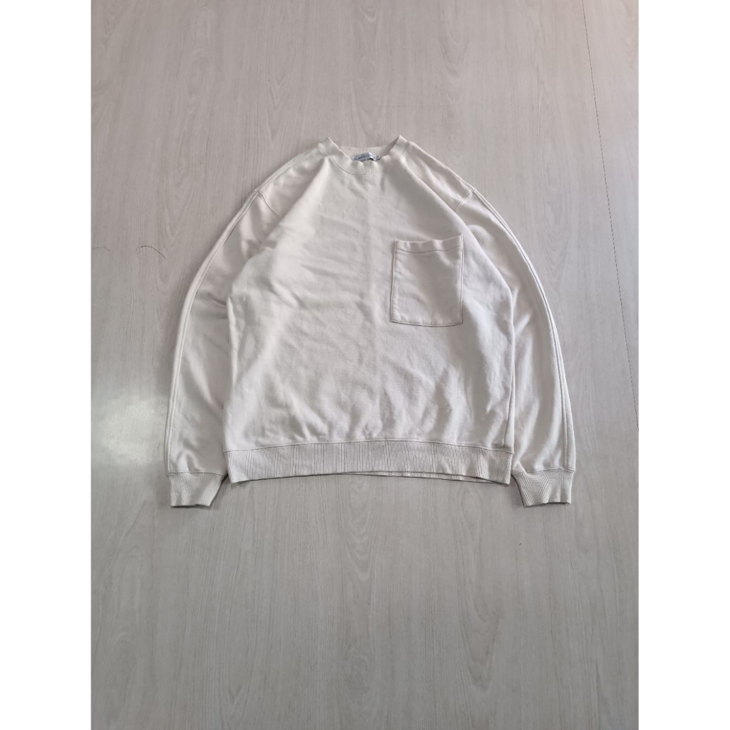 LIFUL MINIMAL GARMENT POCKET CREWNECK ORIGINAL