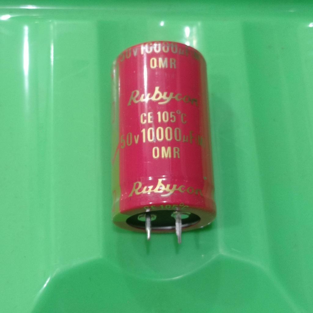 OMR Elco 10000uf 100v Rubycon Merah Elko 10000 uf 100 v Rubycon Red