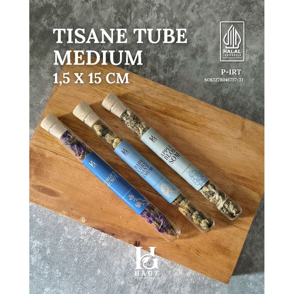 Teh Bunga Kemasan Tube Medium/ Souvenir Teh Bunga Tabung