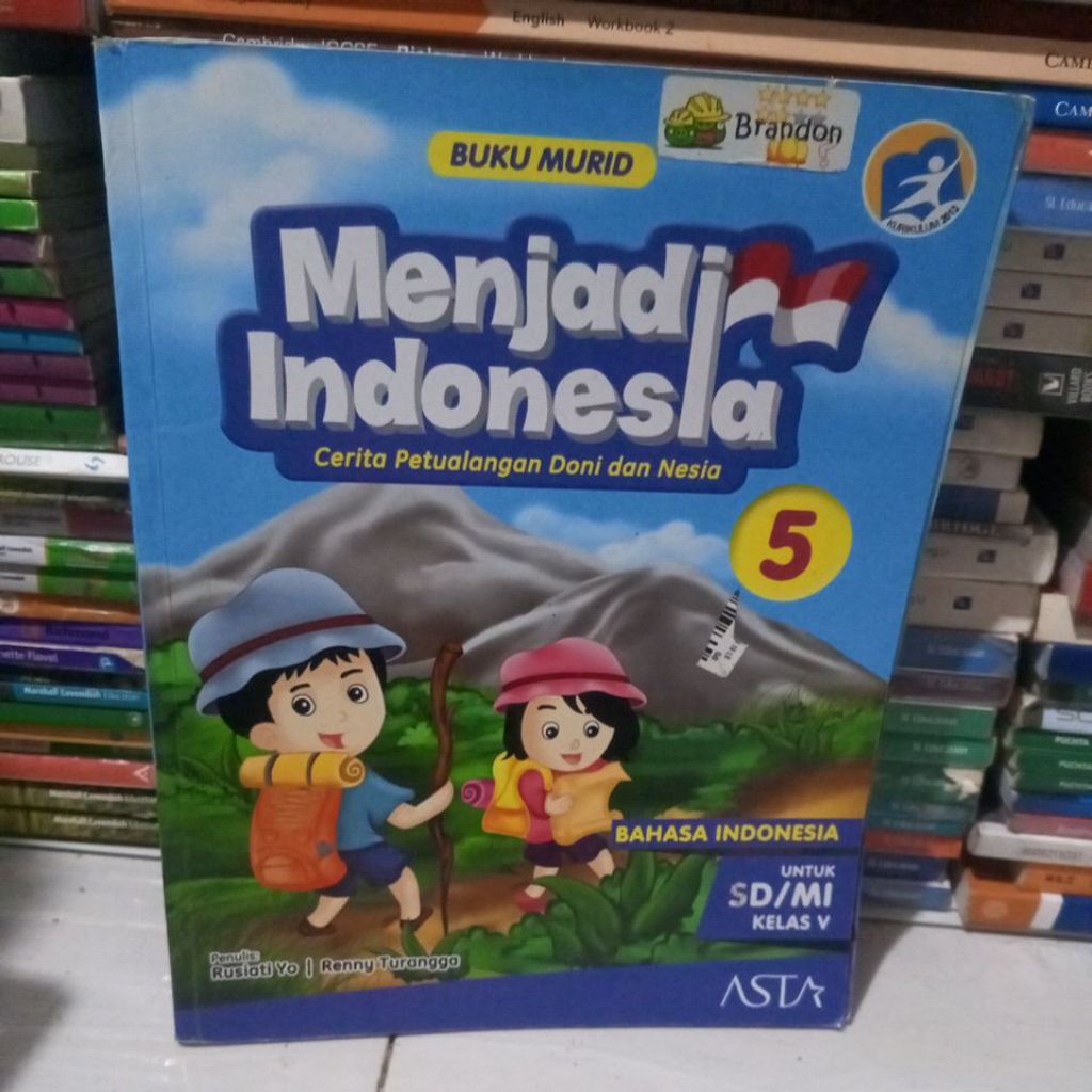 buku murid menjadi Indonesia 5... original.