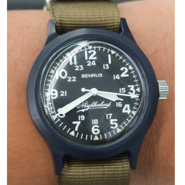 Benrus BR763 X Neighborhood Military Quartz Second Mulus