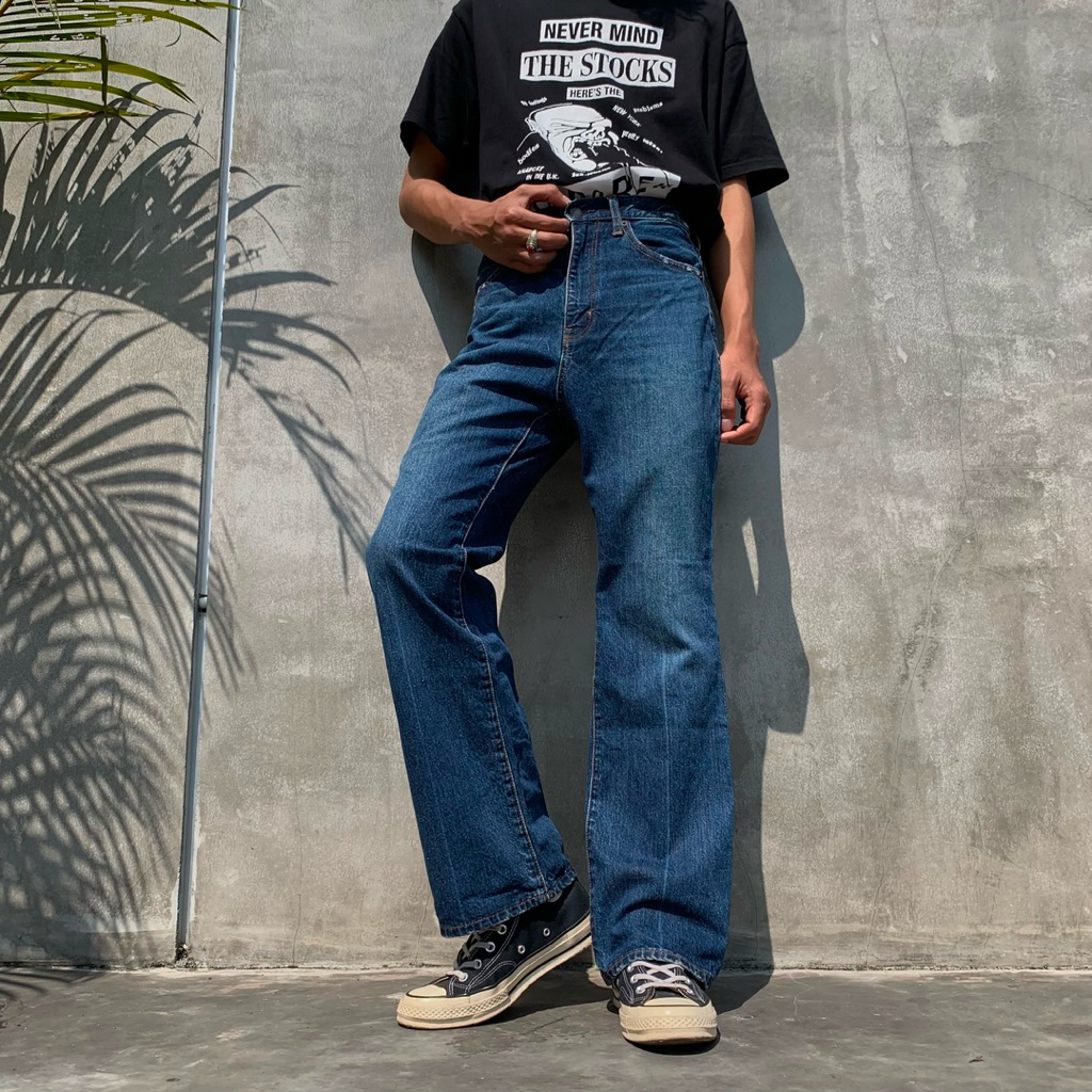 Global Uniqlo(GU) Low Bootcut Jeans