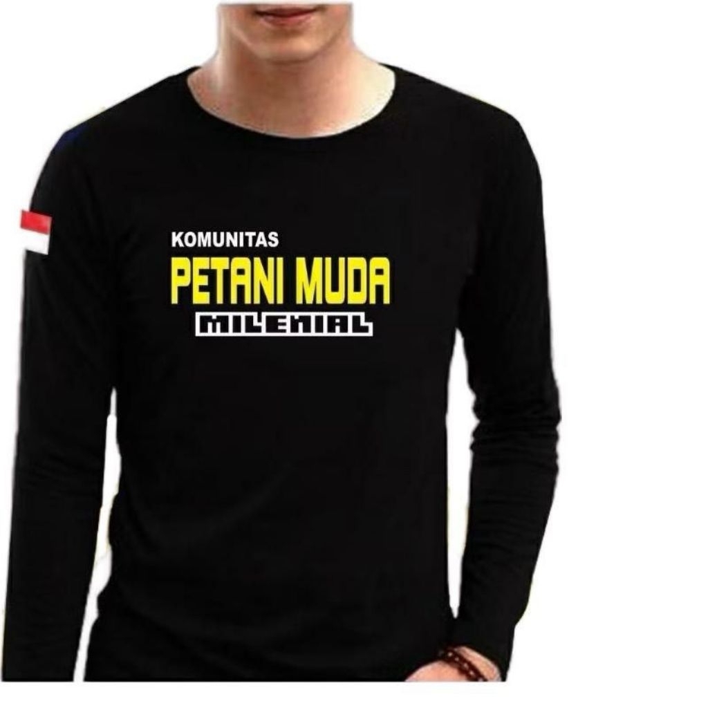 KAOS LENGAN PANJANG KOMUNITAS PETANI MUDA MILENIAL COD