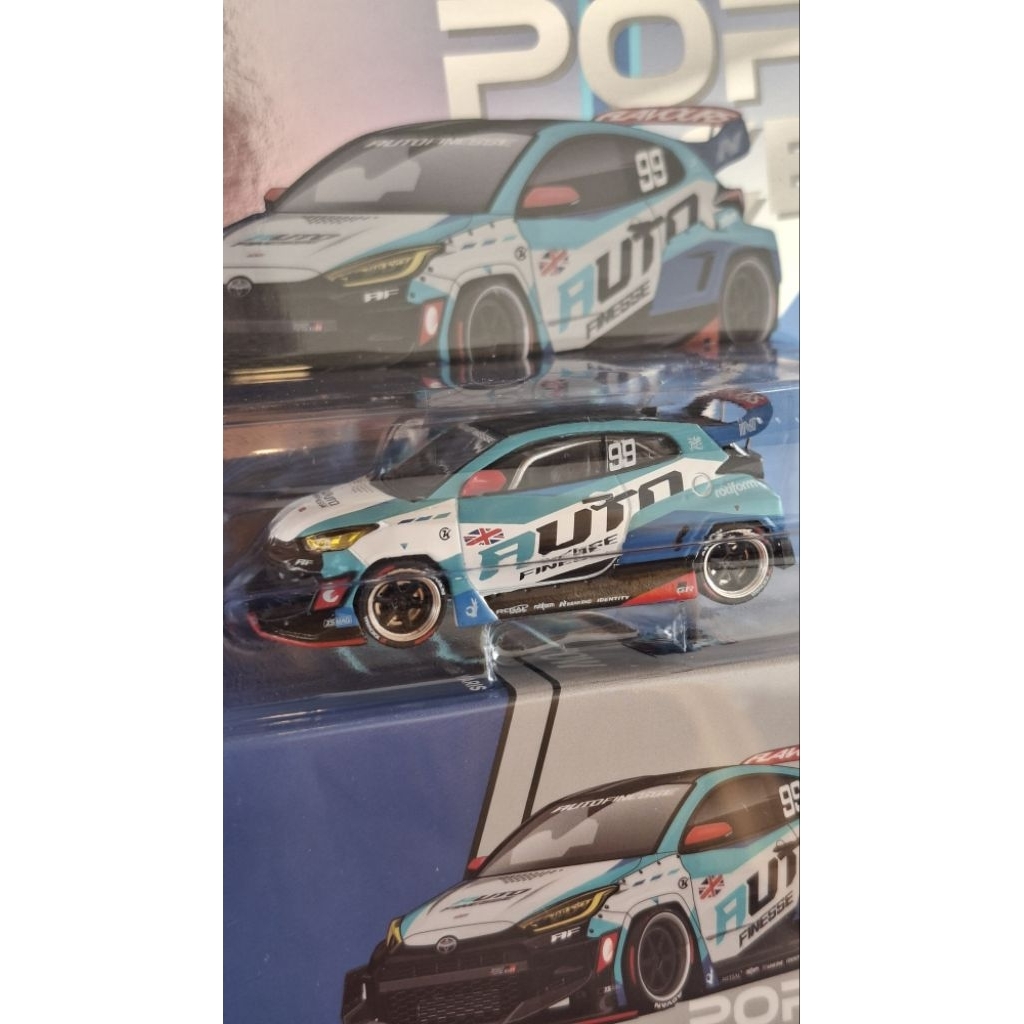 miniscale diecast poprace yaris auto finesse blister new