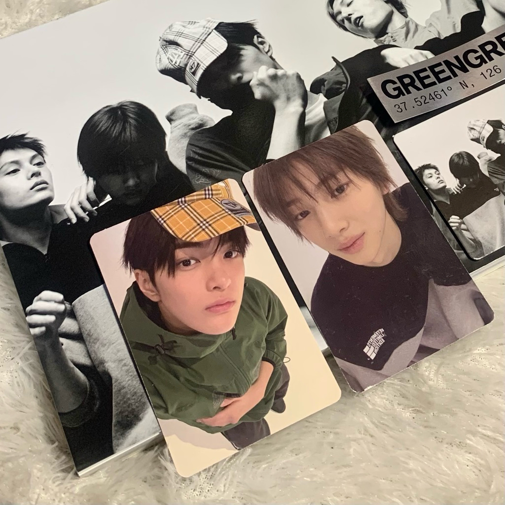 OFFICIAL PC PHOTOCARD KEONHO JUHOON CORTIS ALBUM GREEN GREEN STUDIO STRATCH VER
