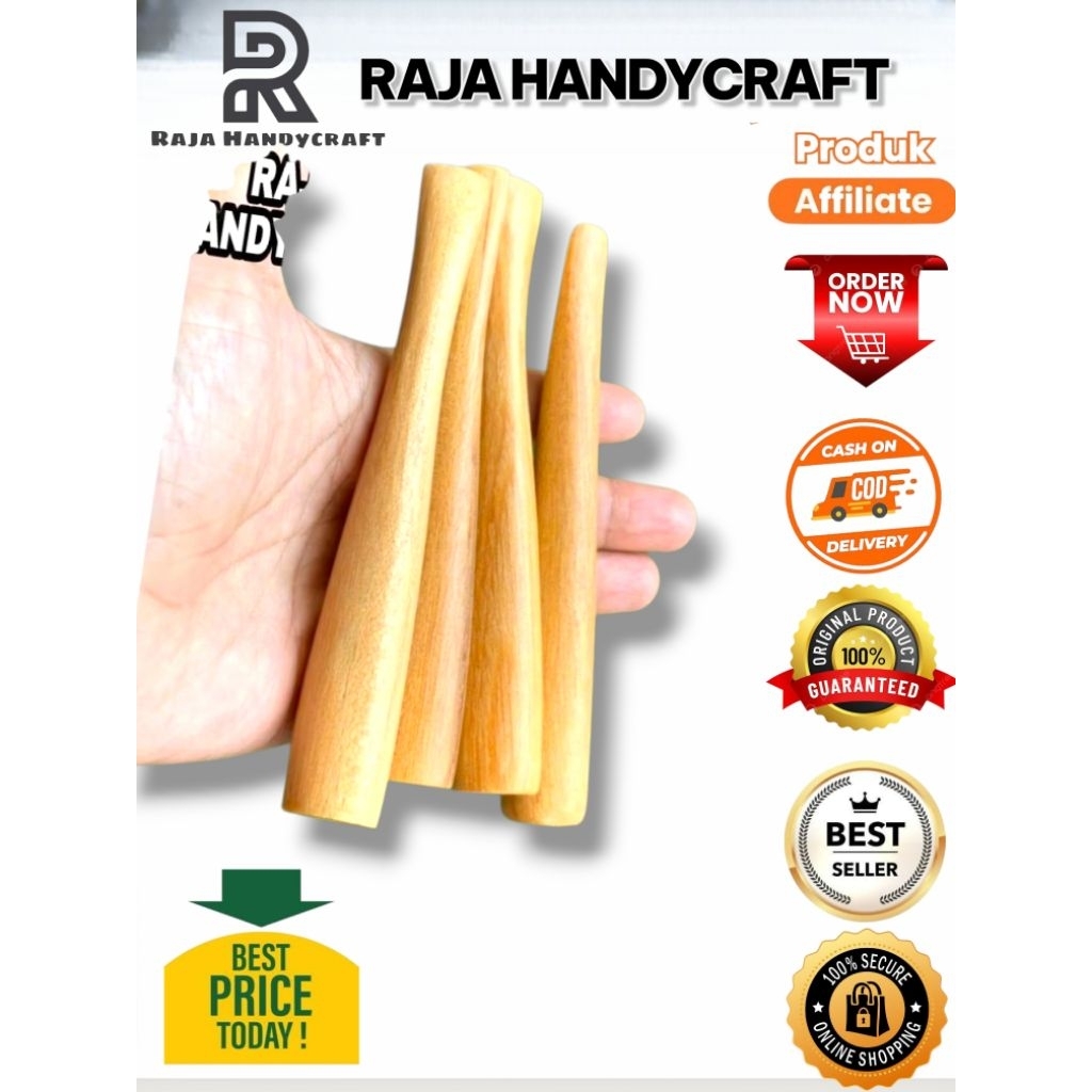 pipa rokok kayu cendana kupang size 12 cm