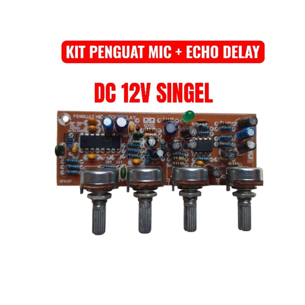 KIT MODUL PENGUAT MIC+ECHO PT2399