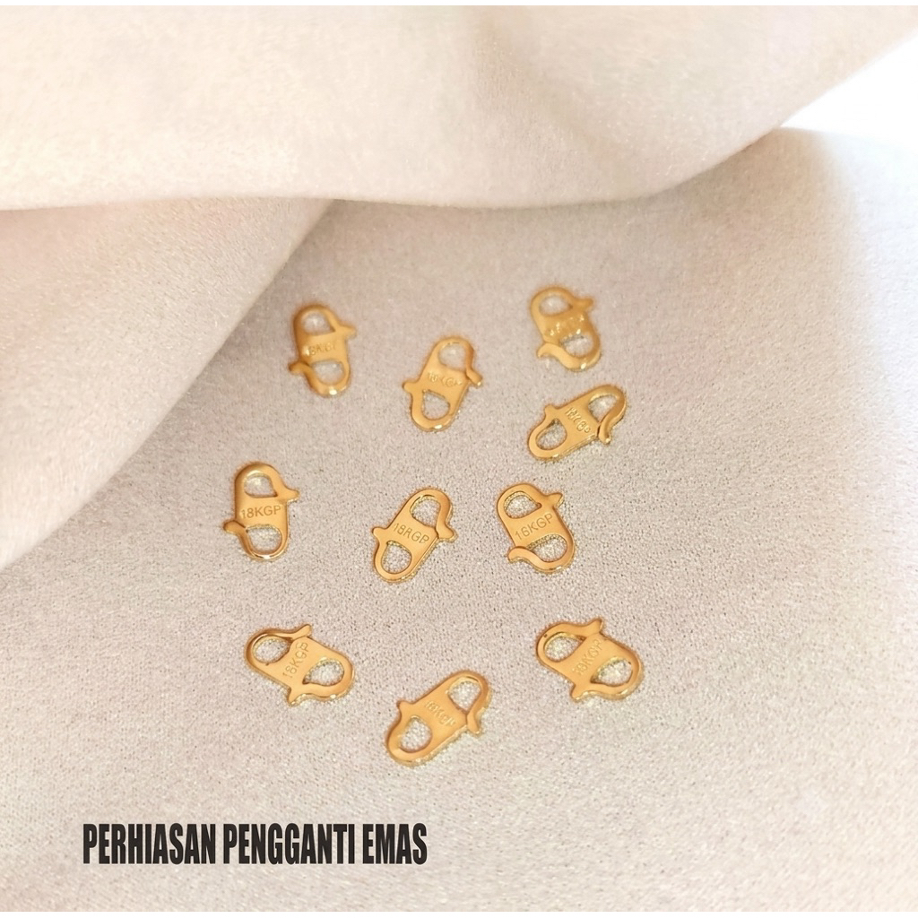 kokot S Titanium [Beli 2 gratis 1] Stainless Steel Perhiasan Pengganti Emas