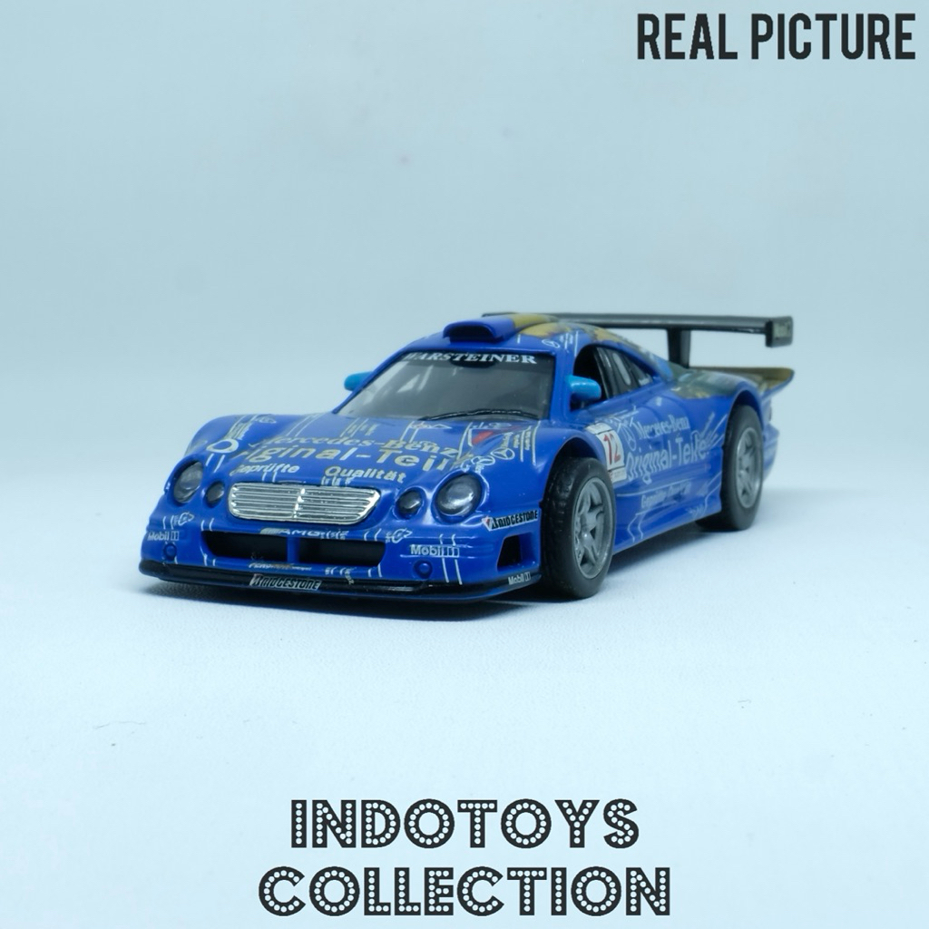 High Speed ~ Blue Mercedes Benz CLK GTR