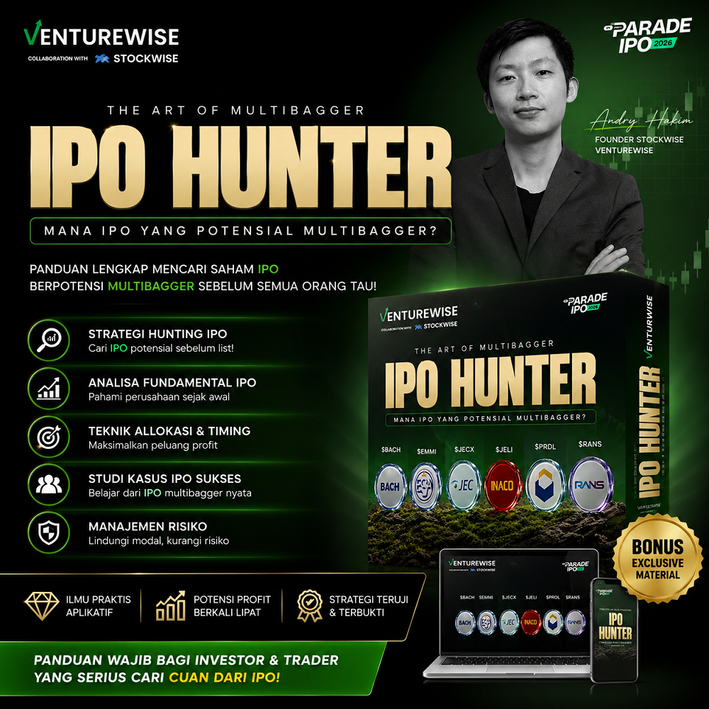 ANDRY HAKIM TERBARU 2026 - IPO HUNTER THE ART OF MULTIBAGGER BY STOCKWISE VENTUREWISE BELAJAR INVEST
