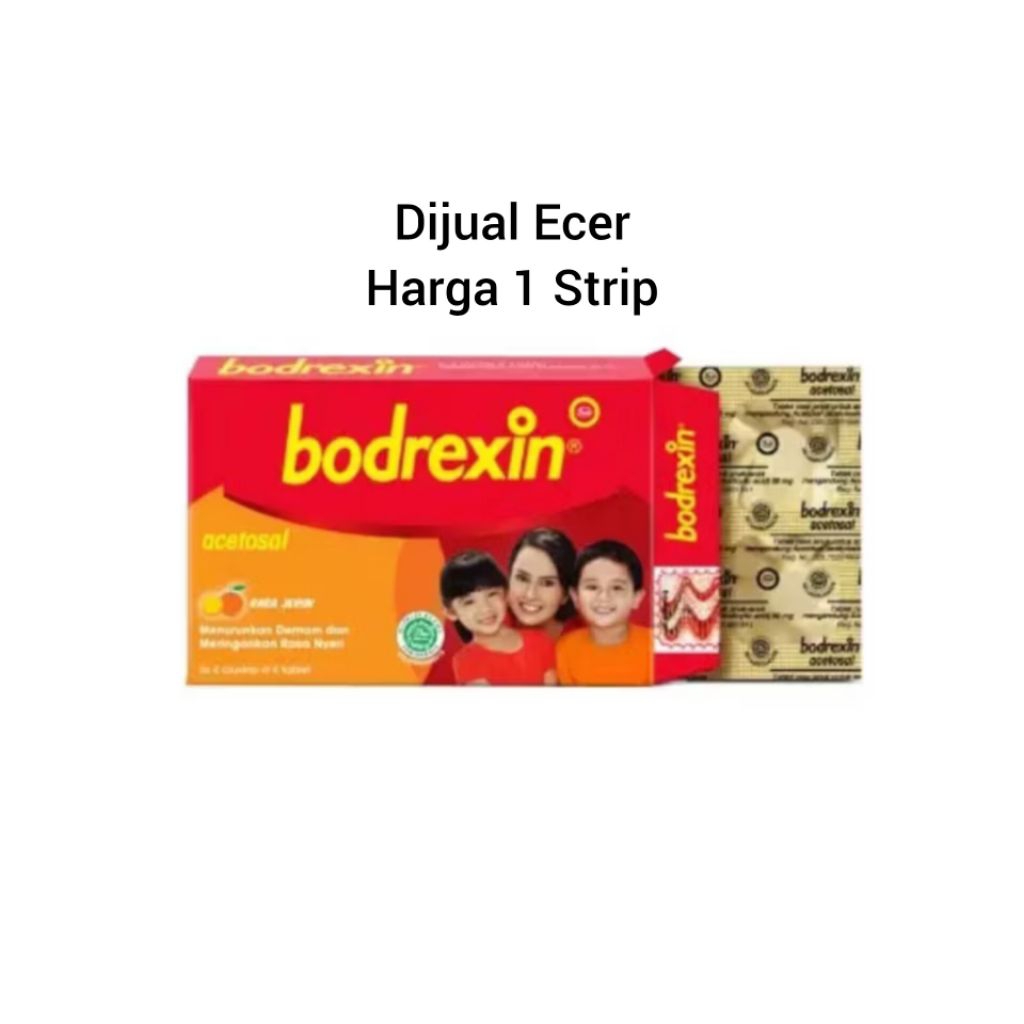 Bodrexin Tablet Paracetamol - Obat Demam Anak Nyeri Anak Sakit Gigi Anak