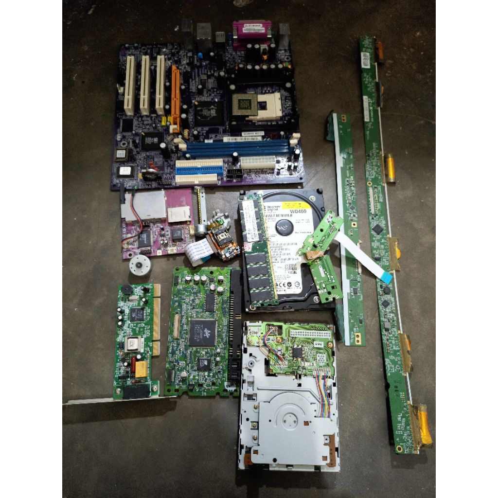 panel mesin pc mati buat bahan emas