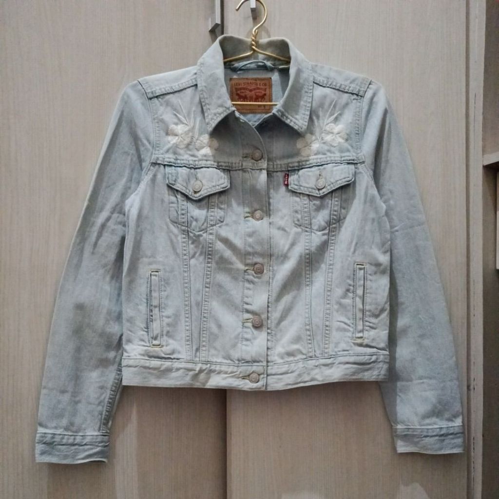 LEVIS - Jaket Jeans Cewek Keren / Denim Jacket Bordir