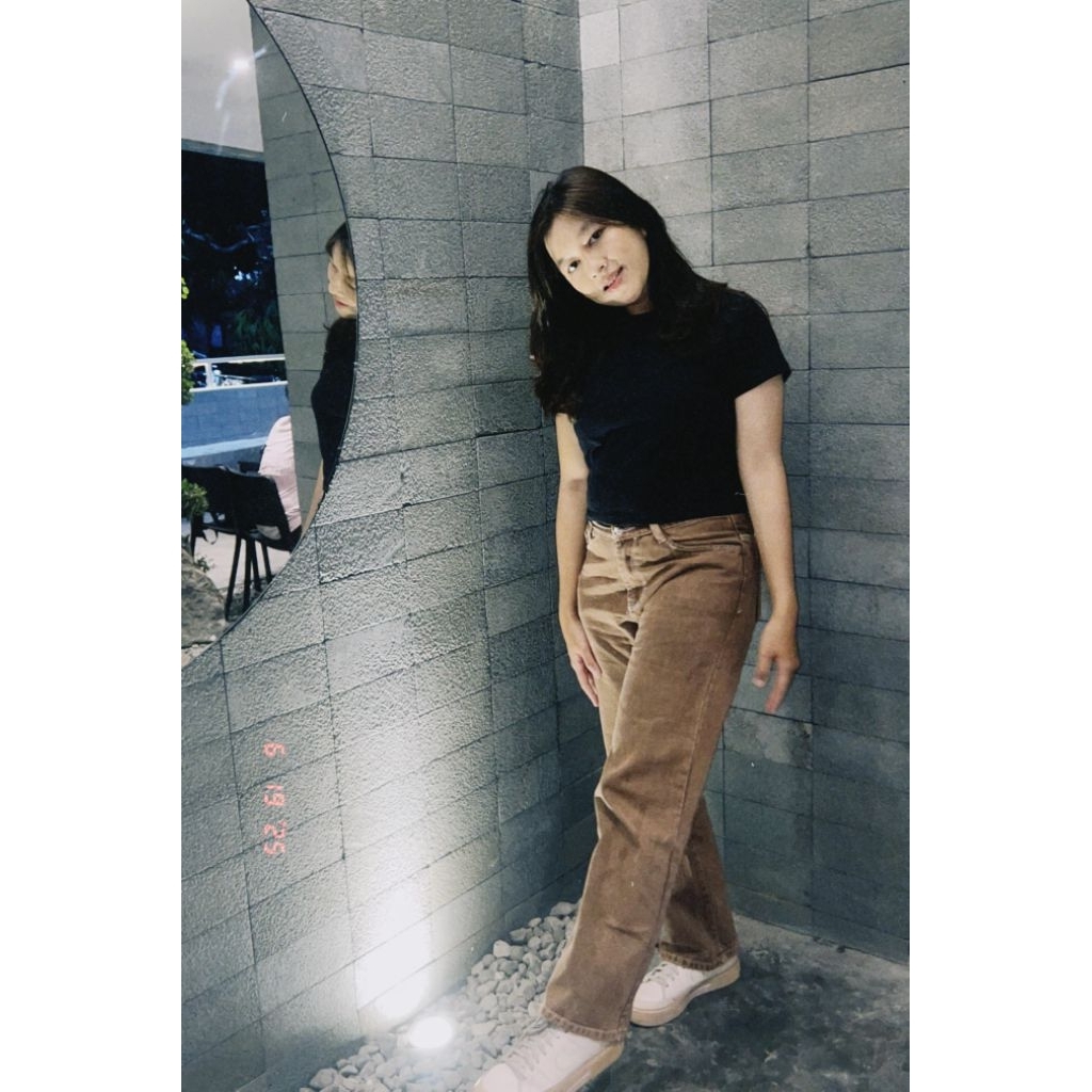 jeans coklat
