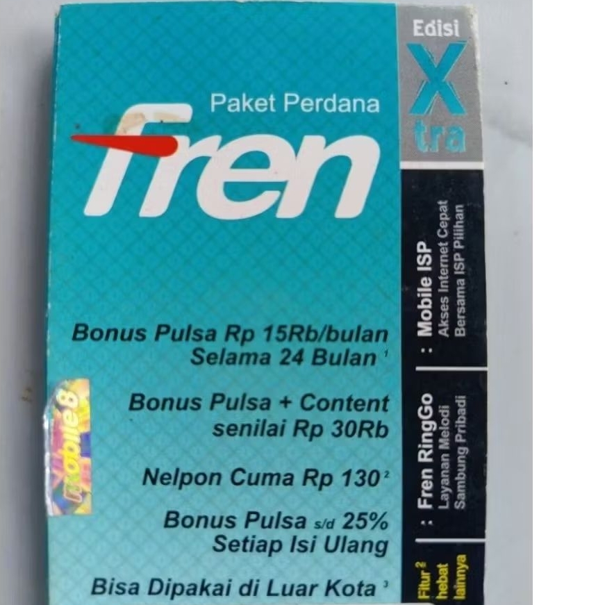 Kartu Perdana Cantik Legendaris Fren Smartfren 0888***4*44