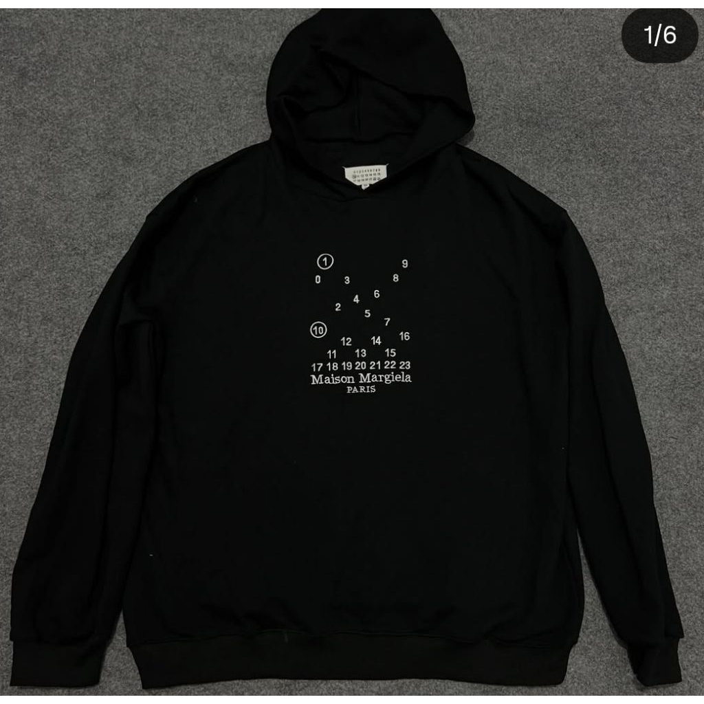 Hoodie Maison Margiela Color Black