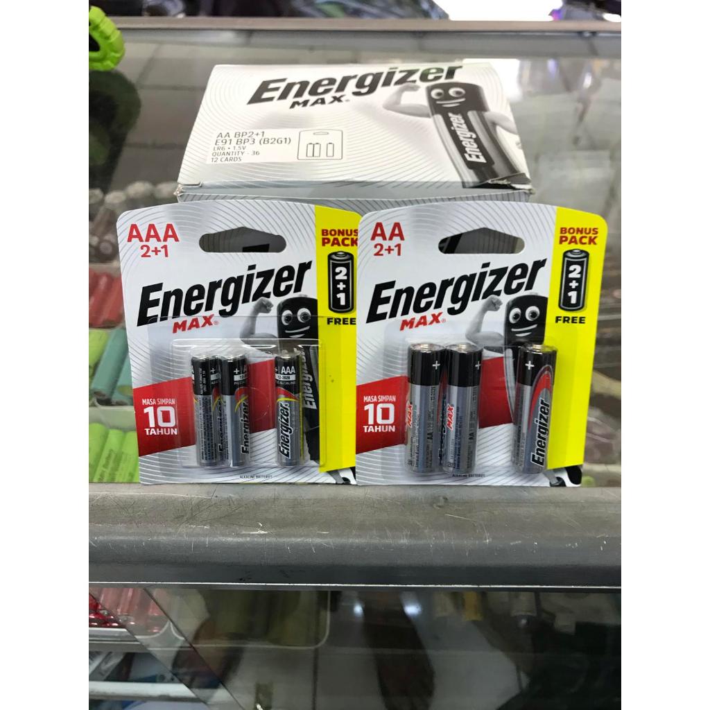 Baterai Energizer AA dan AAA Alkaline 2+1