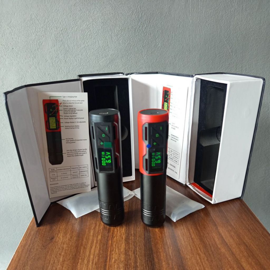 Wireless Pen Tattoo Machine EZ PORTEX copy - mesin tato pen untuk pemula.