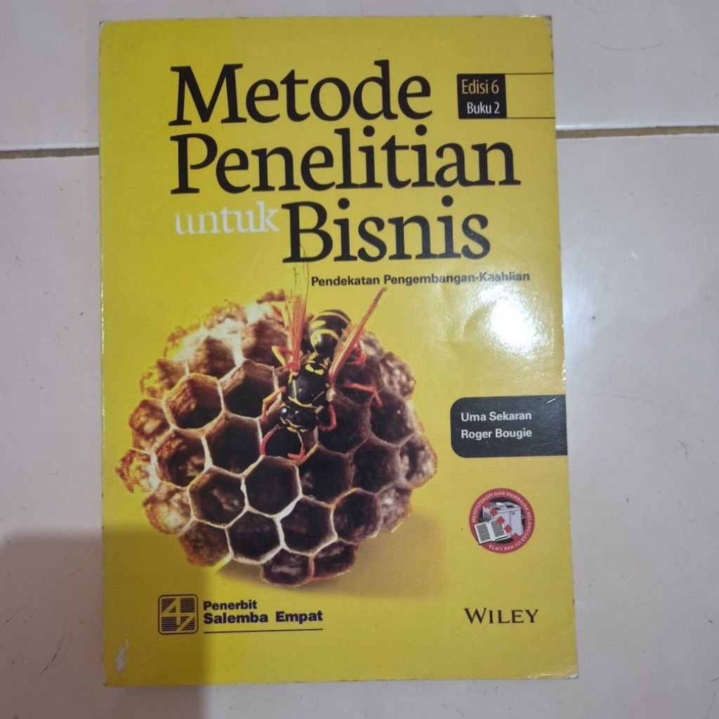 METODE PENELITIAN / METODE PENELITIAN UNTUK BISNIS / METODE PENELITIAN BISNIS / METODE PENELITIAN UN