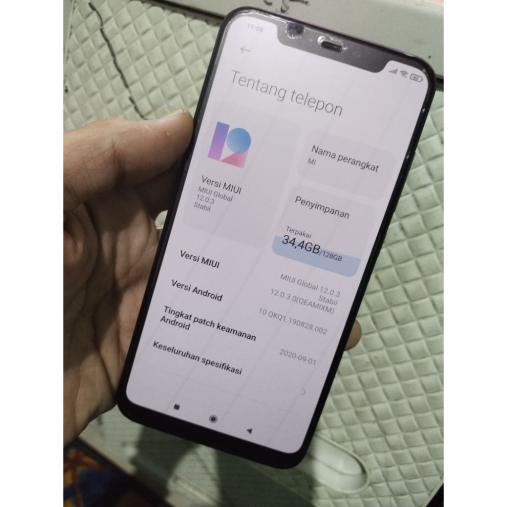 lcd mi 8 ORI copotan