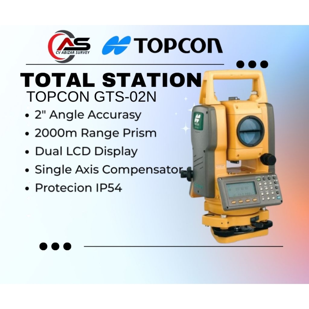 Total Station Topcon GTS-102N Bekas