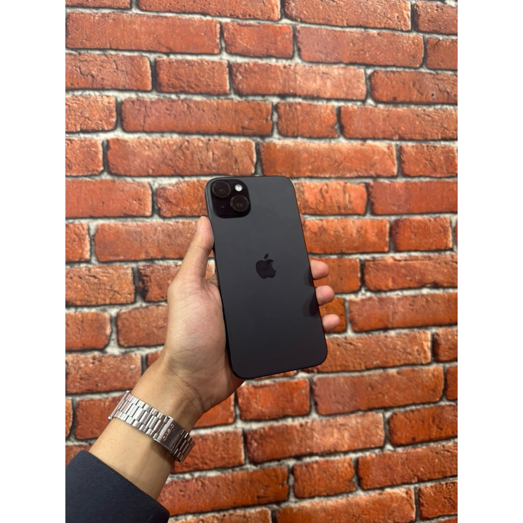 iphone 15 plus 128 black ibox second