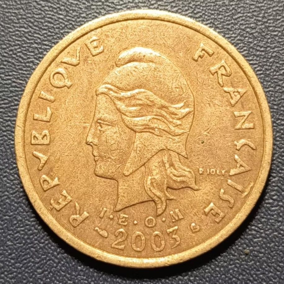 Koleksi Koin Asing Polynesie 100 Francs