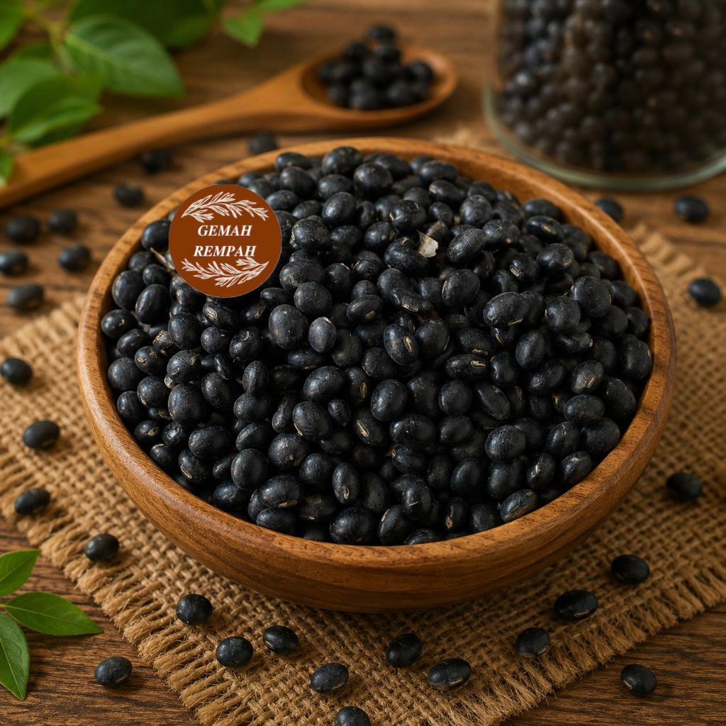 Kedelai Hitam Pilihan Berkualitas / Kedelai Hitam Super / Kedelai Hitam 1 kg / Kedelai Hitam 500 g