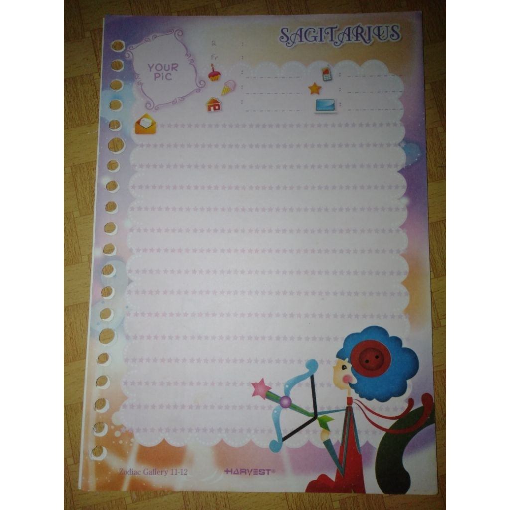 Kertas Binder A5 Harvest - Zodiac Gallery 11-12 Sagitarius