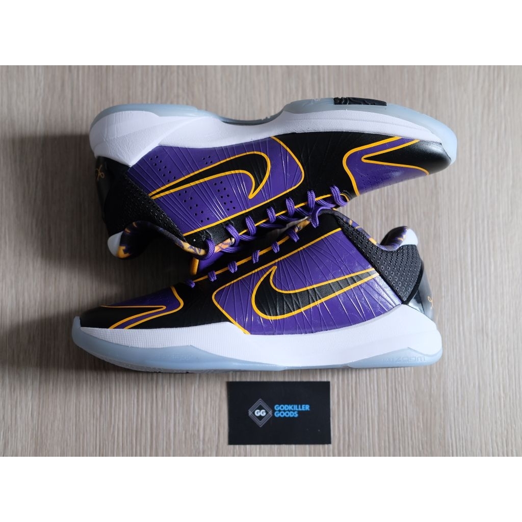 Sepatu Basket Kobe 5 Protro Lakers Purple Kickwho