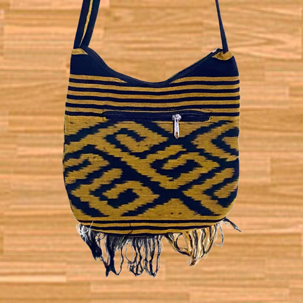 Tas Selempang Tenun Kecil Tenun Toraja Dayak Motif Etnik