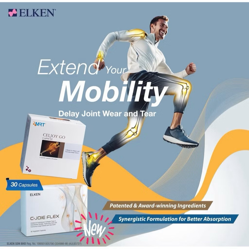 Elken Celjoy Go C-Joie Flex 30 Kapsul Vitamin Sendi Lutut