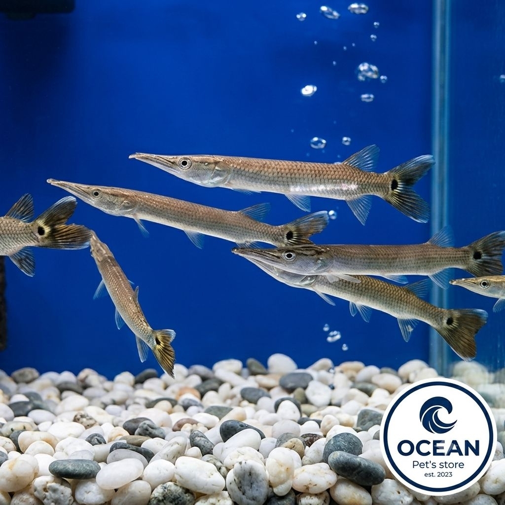ikan hujeta gar atau ikan baracuda ikan air tawar tankmate ikan predator kecil