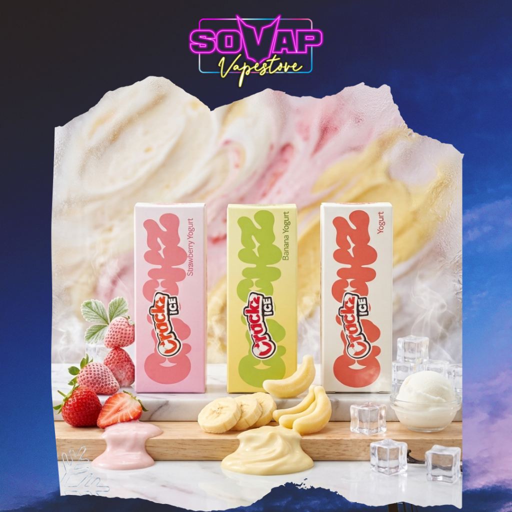 Crackz Ice Yogurt Series 25mg 30ml Salt Nic