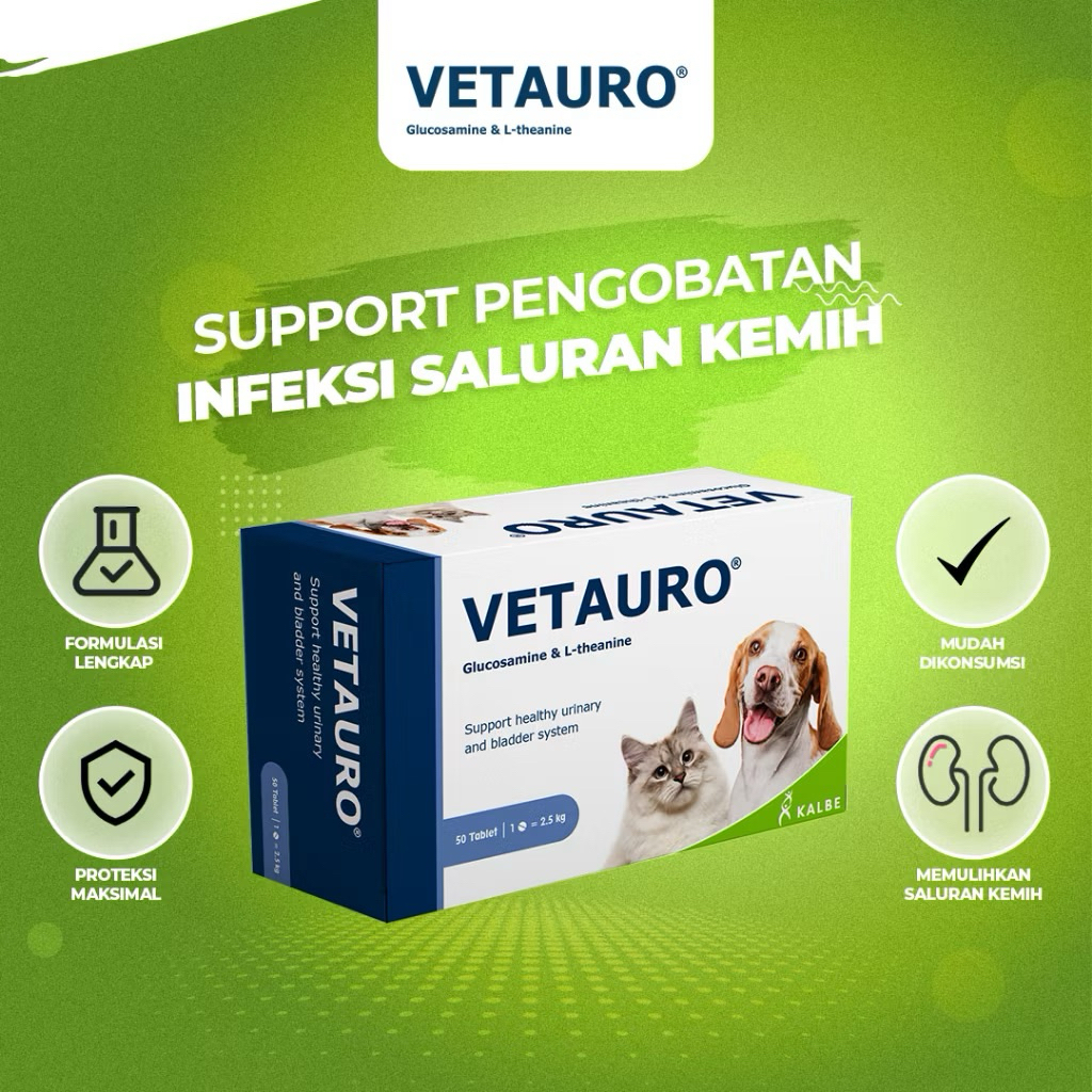 Suplemen Infeksi Saluran Kemih | VETAURO 10 Tablet | Mendukung Pengobatan Infeksi Saluran Kemih