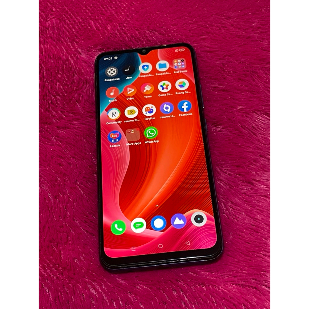 Realme C15 ram 4/64 kondisi normal siap pake handphone second berkualitas