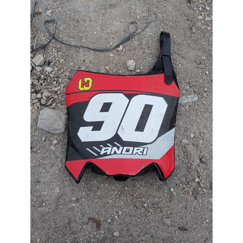 cover plat nomor papan nomor  crf 150 250 originall copotan