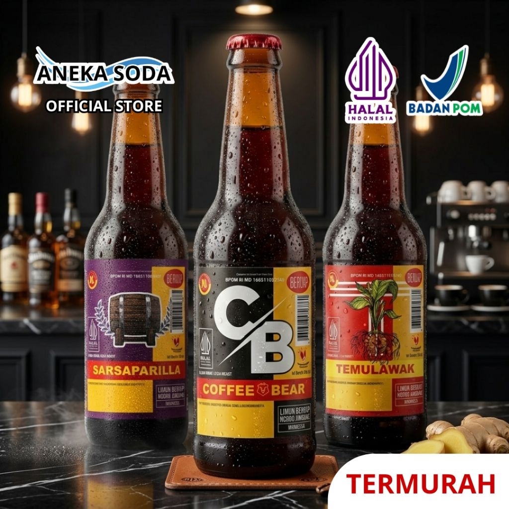 Coffee Beer CB Agung Ngoro 330ml / Kopi Beer / Coffee Bear / Kopi Moka Halal Termurah