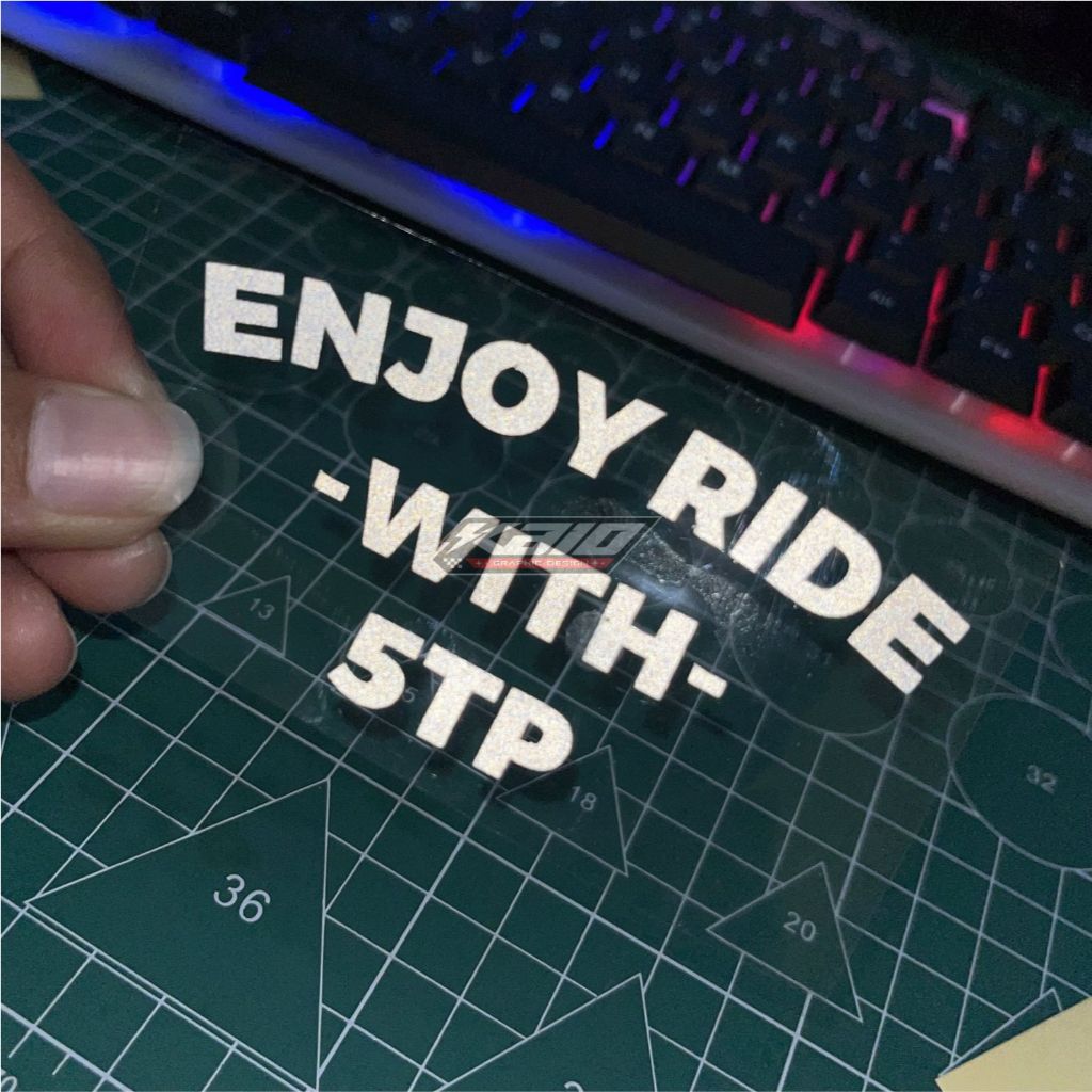 STIKER ENJOY RIDE WITH 5TP CUSTOM
