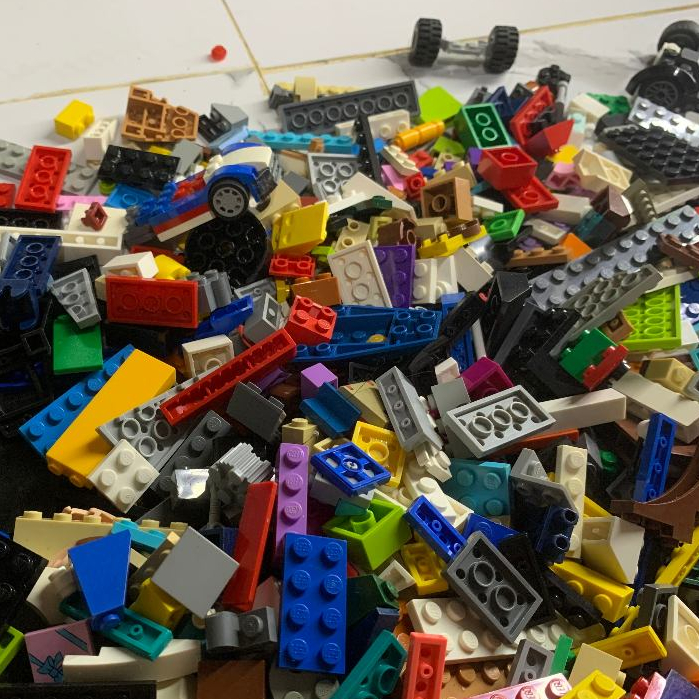 Brick lego Curah Kiloan Bersih Original Bekas Second Mix Part Building Block Mainan Edukasi MOC
