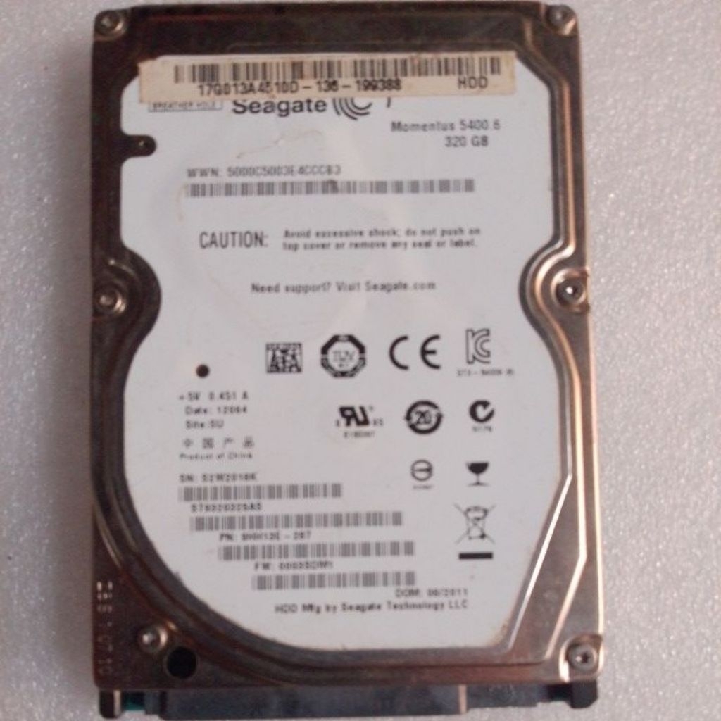 Harddisk Laptop 320 GB Seagate
