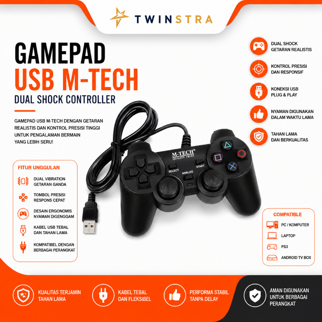 Joystick Single Getar / Gamepad PC / Joystick PC / Gamepad USB