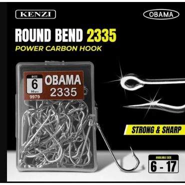 100 Pcs Kail Pancing OBAMA Seri 2335 Stainless (BISA COD)