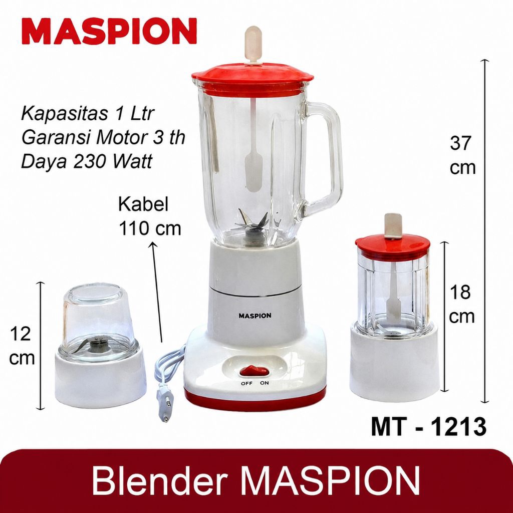 Blender maspion MT-1213 KACA