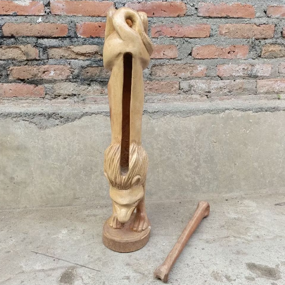 kentongan kayu nangka unik antik vintage