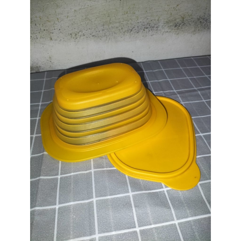 limited Tupperware Go Flex Rectangular atau Bowl yang dirancang untuk menghemat ruang.