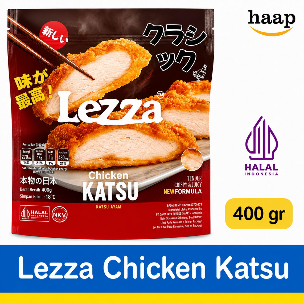 Lezza Chicken Katsu 400gr / Ayam Katsu