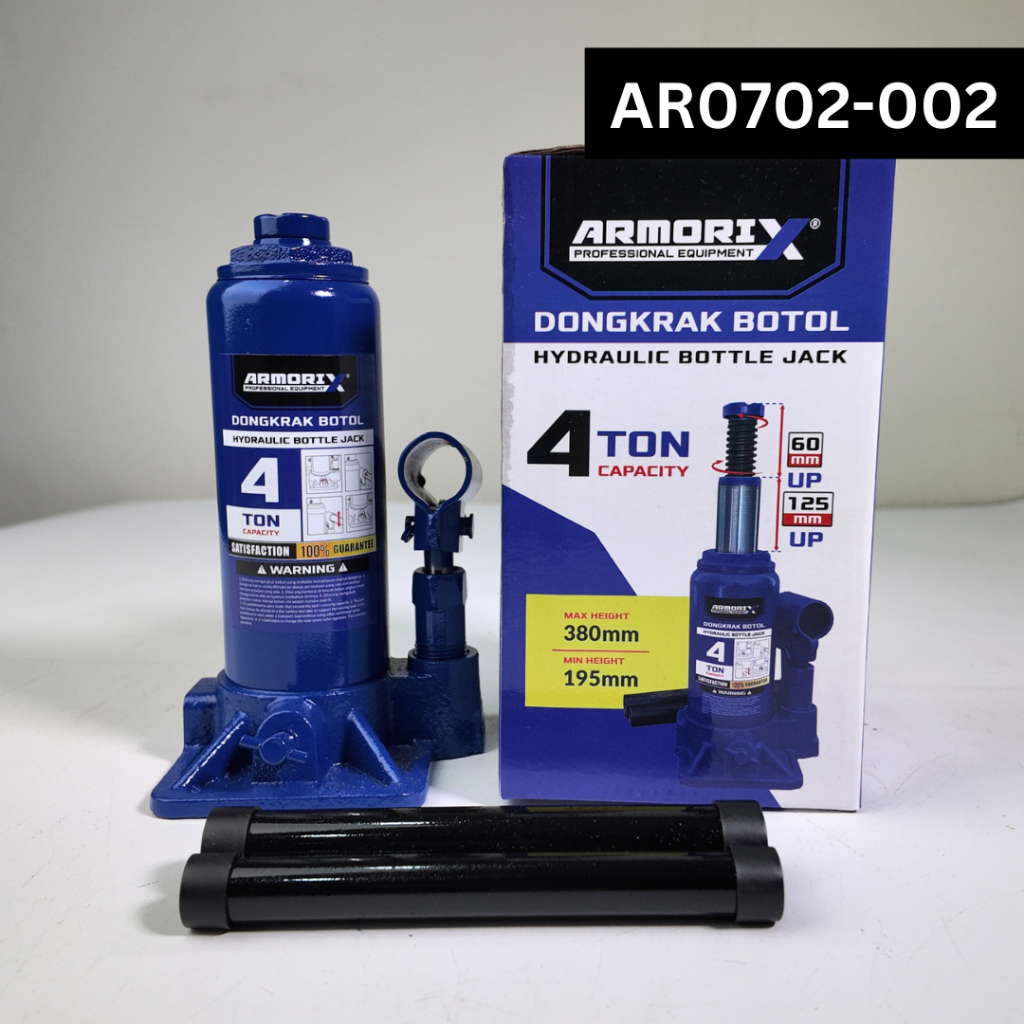 ARMORIX BOTTLE JACK / DONGKRAK BOTOL HIDROLIK 4 TON